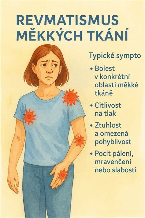 ilustrace oblasti měkkých tkání a kloubních struktur