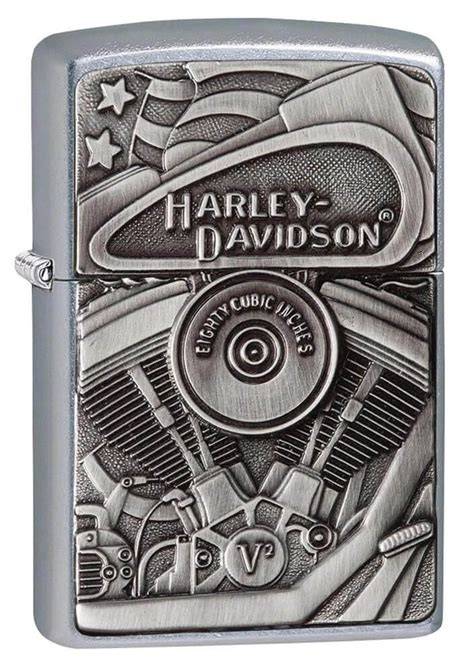 vizuální ukázka sady Zippo Harley-Davidson Street Chrome