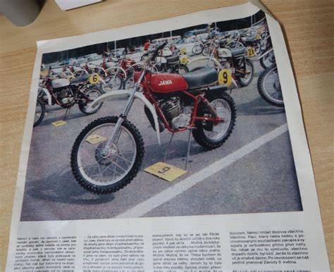 Jawa Sadílek soutěžní enduro stupačka