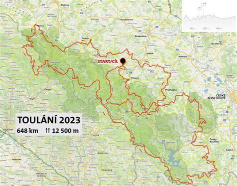 Motorkářská trasa Šumavou mapa