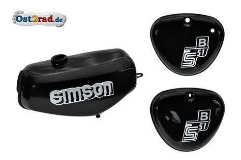 barevné nálepky Simson S51 na nádrž