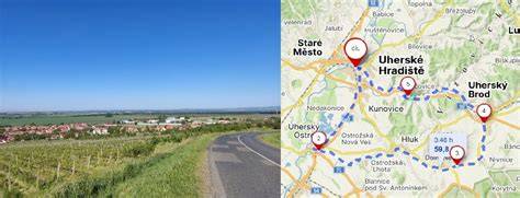 Cyklostezka Staré Město Velehrad mapa