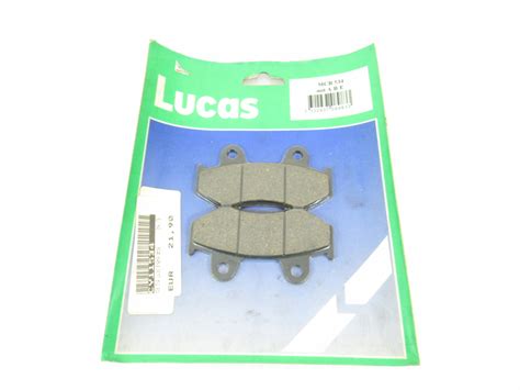 Motocyklové brzdové destičky Lucas