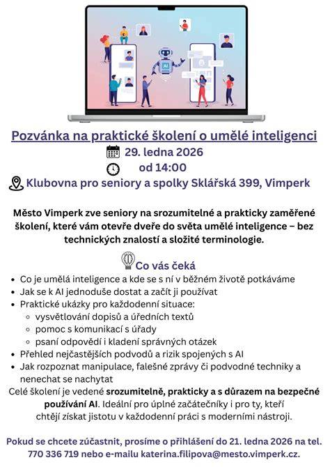 Ukázky vybraných nabídek pro seniory