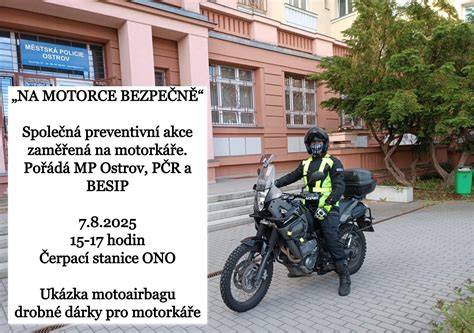 preventivní akce pro motocyklisty Ostrov