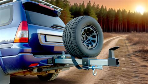 Nosič kol na tažném zařízení automobilu