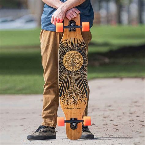 Loaded Symtail longboard carving