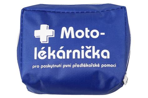 motorkářská výbava a motolékárnička