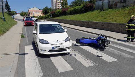 zajištění místa dopravní nehody motorkáře
