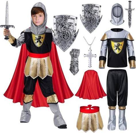 dětský rytířský set s helmou mečem štítem