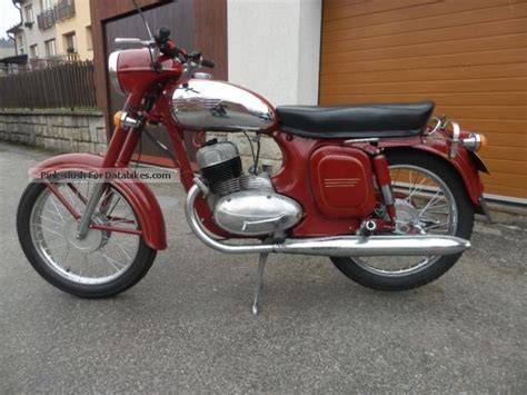 detail rychlopalu Jawa 350 Sport