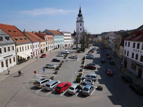 Motocykly na náměstí Velké Meziříčí