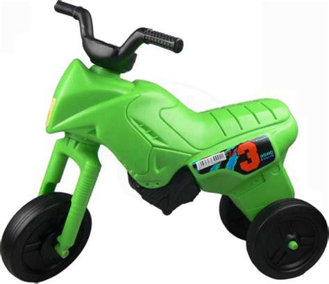 Plastová dětská motorka se širokými zadními koly