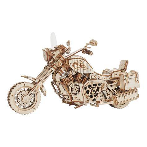 dřevěná mechanická motorka Cruiser