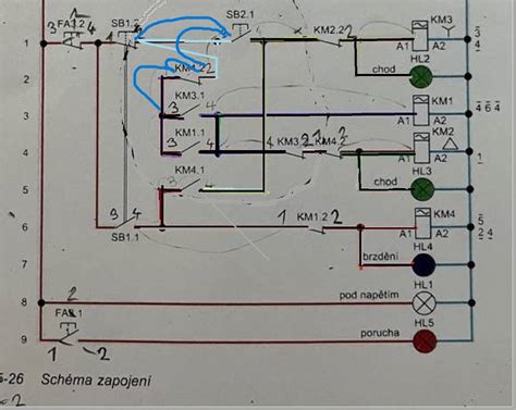 zapojeni budiku simson grafika (nákres schématu)