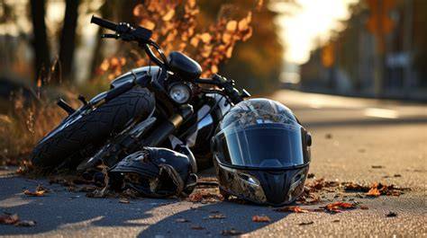 Motorkář v reflexním ochranném vybavení