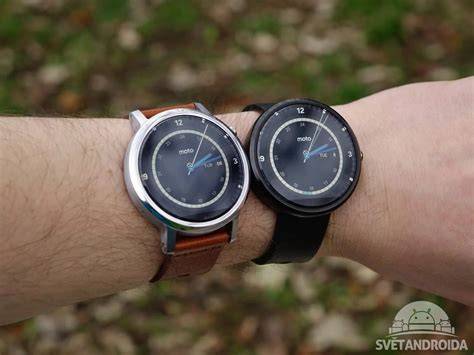 Kovové chytré hodinky Moto 360 2