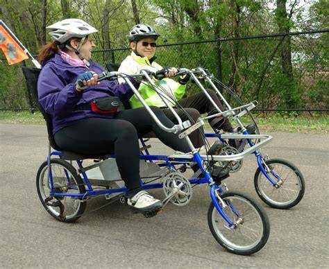 illustration of adaptive bikes for disabled