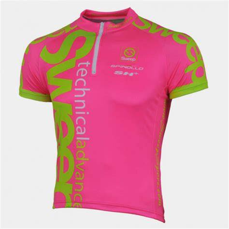 růžový dětský cyklistický dres Kalas