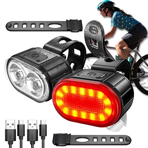 integrované LED světlo na cyklistické helmě