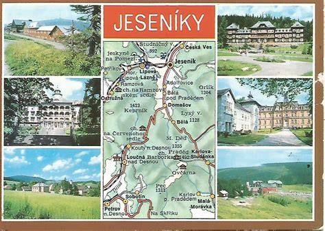 Cyklotrasa Jeseníky Ovčárna Švýcárna mapa