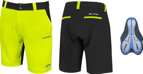 černé fluo cyklistické kraťasy