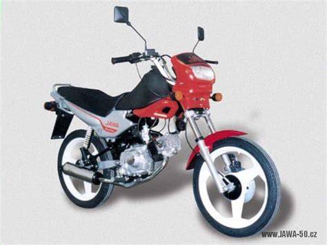 Jawa 50 Robby motocykl z profilu