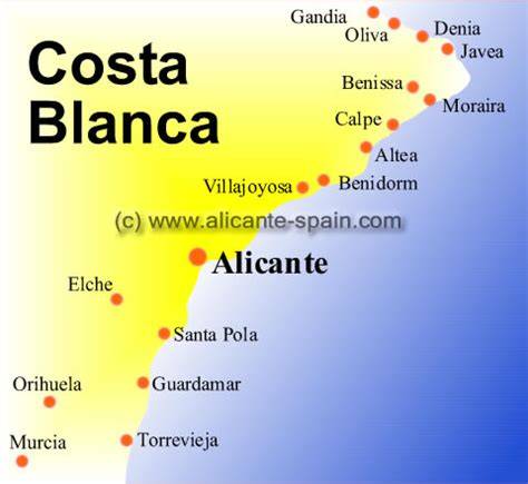 Alicante Costa Blanca enduro traily moře