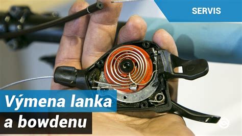 schéma spojkového lanka a bowdenu