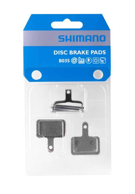 Shimano polymerové brzdové destičky detail