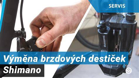 Různé tvary Shimano brzdových destiček