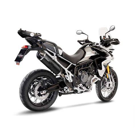 Černá výfuková koncovka Triumph Tiger 1050