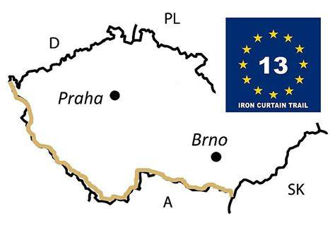 EuroVelo Stezka železné opony mapy