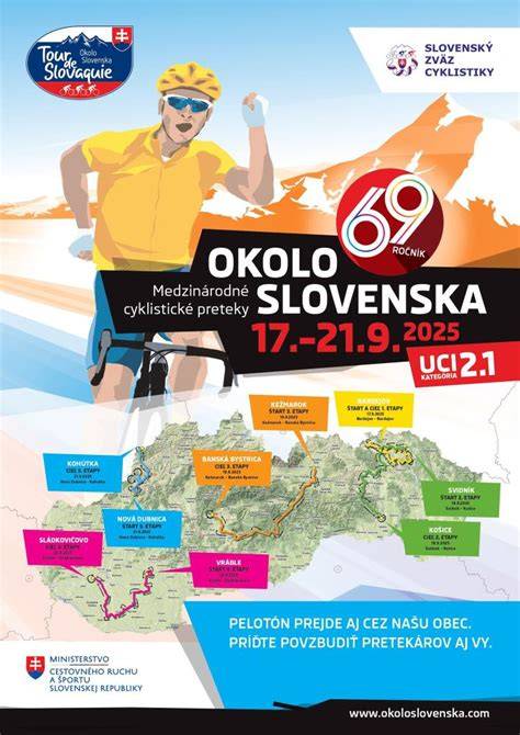 Okolo Slovenska cyklistický závod peloton