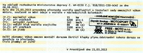 Graf výkonu motocyklu na dynamometru