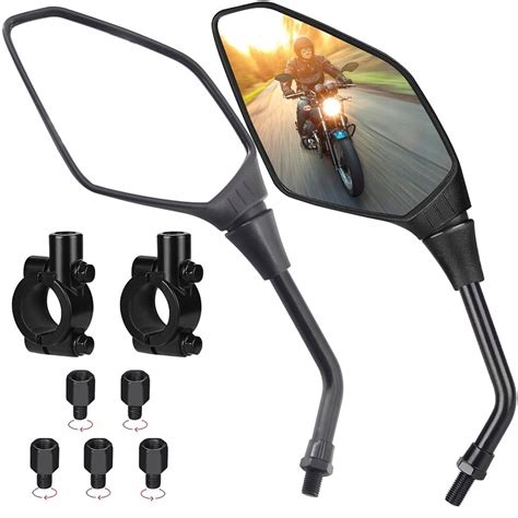 Motocyklová zrcátka M8 na řídítkách