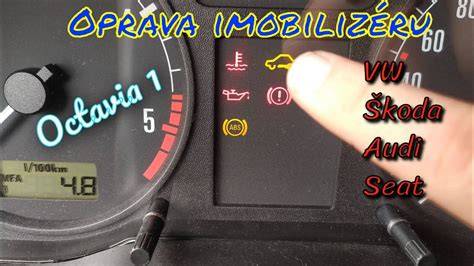 vizuální přehled poruch a signálů po startu octavia