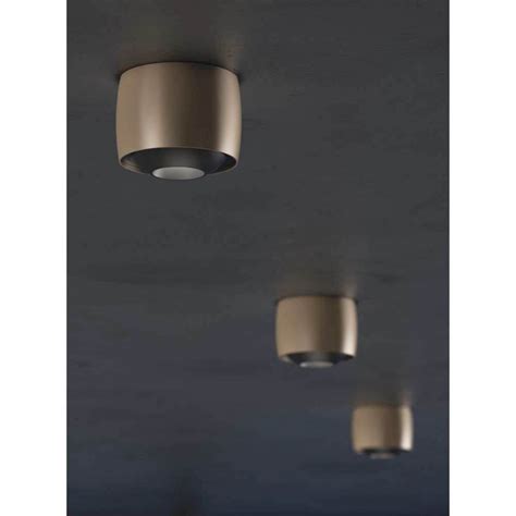 Šedé stropní svítidlo se čtyřmi LED reflektory