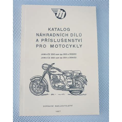Stránky katalogu náhradních dílů Jawa