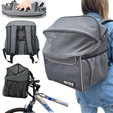 batoh pro psa na kolo nákres systému upevnění
