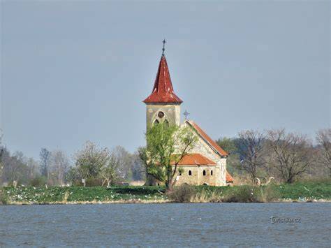 kostel svatého Linharta na ostrově