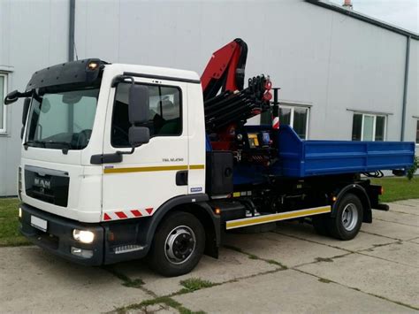 MAN TGL s hydraulickou rukou