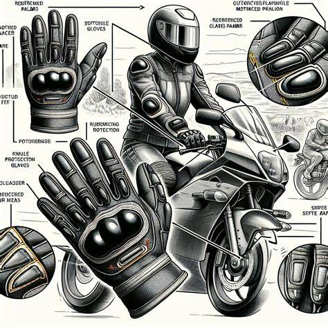 rukavice pro moto infographic