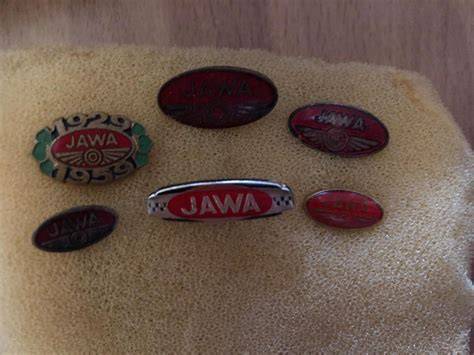 Historické logo JAWA v oválu