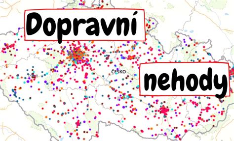 Mapa dopravních nehod v České republice