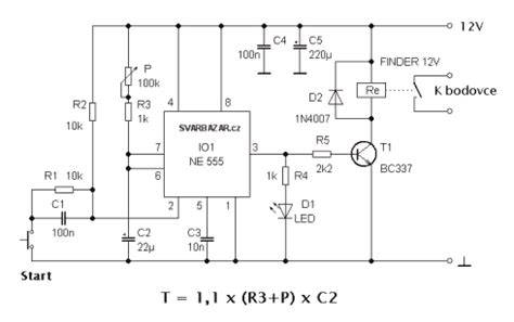 555 časovač s MOSFETem a motorkem