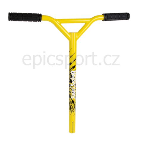 Ocelová řídítka BMX pro freestyle koloběžku