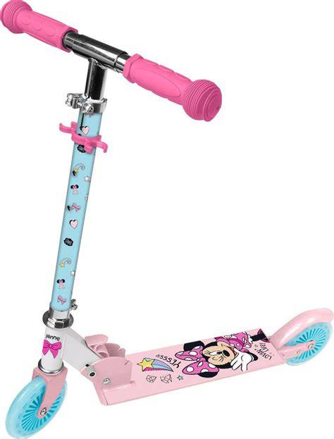 Růžová dětská koloběžka Minnie Mouse