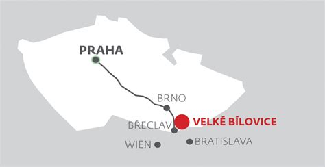 Cyklotrasa Velké Bílovice Lednice mapa