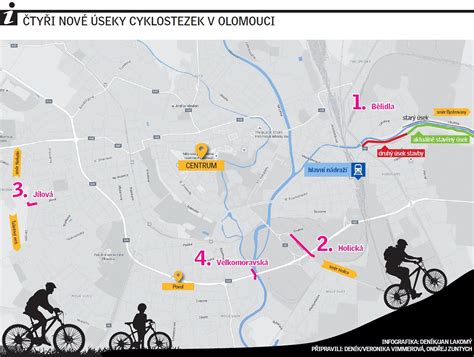 Mapa cyklostezky Havířov Těrlická